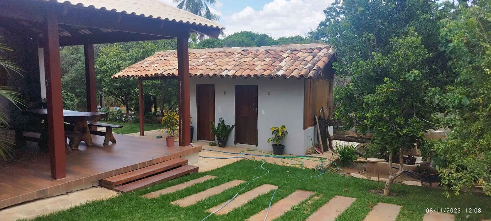 Área externa de residência atendida pela STYL